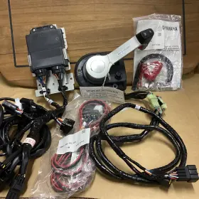 6x7-48206-33-00 Yamaha 6x7 Remote Control -cl-1fma Throttle -side Mount #6x7-48206-33-00