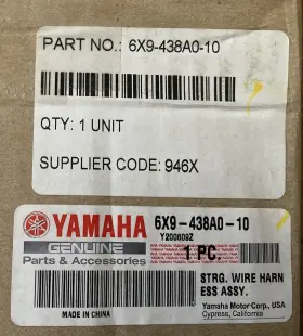 6x9-438a0-10-00 Yamaha Genuine Oem Steering Actuator Harness 15 Foot 6x9-438a0-10-00 Yamaha Genuine Oem Steering Actuator Harness 15 Foot