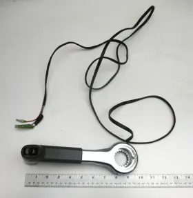 704-48221-b0-00 Yamaha Outboard 704 Chrome Top Mount Binnacle Remote Control Handle With Trim