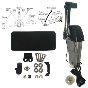 Zoyan Zoyan-704-48205-p1 704-48205-p1 For Yamaha Outboard Singe Top Console Mount Remote Control Box