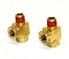 (2) Parker VS2225P-4 1/4" Fnpt X Mnpt Brass Street Tee New. Price: $12.99.
