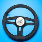 Badia Steering Wheel Brushed Black Aluminum Spokes Searay New. Price: $148.89.
