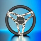 White Camo Molino Black W/soft Touch Urethane Rim Boat Steering Wheel Gussi New. Price: $121.00.