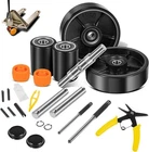 Fit For Crown PTH50 Pallet Jack/truck Full Wheel Replacement Kit, Pair Steering New. Price: $115.99.