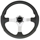 Uflex Nisida Steering Wheel 13.8" - Polyurethane Grip W/black Aluminum Spo New. Price: $184.07.