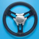 Gussi Italia Boat Model 15 Steering Wheel Black Brushed Alum Spokes Silvplain New. Price: $165.60.