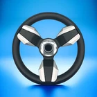 Collina Boat Steering Wheel Brushed Inserts -chrome-black Keyed Only New. Price: $80.63.