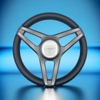Molino Gray W/soft Touch Urethane Rim Boat Steering Wheel Gussi Italia New. Price: $64.30.