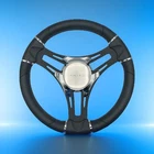 Gussi Italia Boat Steering Wheel Black Brushed Alum Spokes Manitou New. Price: $95.18.