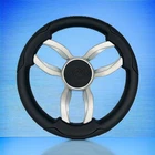 Garda Boat Steering Wheel Brushed Dual Spoke Alum Manitou Pontoon Logo New. Price: $88.33.