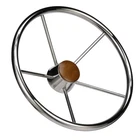 Seachoice 5-SPOKE Destroyer Steering Wheel W/ Teak Center Cap New. Price: $142.80.