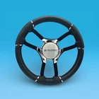 Malera Boat Steering Wheel Black Aluminum Spokes New. Price: $121.27.