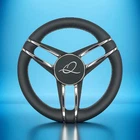 Gussi Italia Steering Wheel Stainless Steel Spoke Leather Rim Apex New. Price: $339.99.