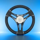 Gussi Italia Boat Steering Wheel Black Brushed Alum Spokes Manitou New. Price: $105.75.