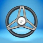 Molino Gray W/soft Touch Urethane Rim Boat Steering Wheel Atx New. Price: $64.30.