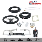 New Boat Hydraulic Steering System Kit Marine 90HP Outboard 20FT Hoses. Price: $395.05.