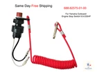 688-82575-01-00 For Yamaha Outboard Stop Kill Switch 9.9-250HP New. Price: $37.23.