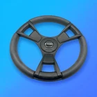 Model M13K Black Boat Steering Wheel Key Hub Soft Touch Rim Abs Spokes Used. Price: $49.84.