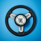 Model 15 Marine Steering Wheel Brush Alum Spokes Tige Boats Logo New. Price: $59.99.