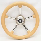 Uflex Boat Steering Wheel 42356E V24C 13 7/8 Inch Tan Stainless New. Price: $95.53.