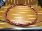 Morse Controls Red 14' Boat Rotary Steering Cable E300622-168 Used. Price: $139.00.