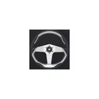 Uflex Grimani B/s/ve Steering Wheel, Black W/silver Spokes New. Price: $293.48.