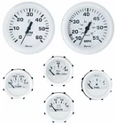 Faria KT9797 Dress White 6-GAUGE Boxed Set Inboard Motors Speedometer Tach New. Price: $642.73.