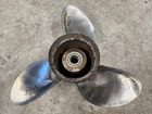 15" 17P Volvo Penta Ss Propeller, 3850307, 19 Spline Sx/omc Hub, P9514 Used. Price: $230.00.