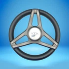 Molino Gray W/soft Touch Urethane Rim Boat Steering Wheel Atx New. Price: $101.00.