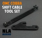 Omc Cobra Shift Cable Set Replacement Adjustment Bellcrank Alignment New. Price: $19.99.