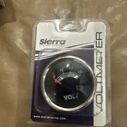 Sierra International 67019P Black Sterling, 12V System Voltmeter, 2" New. Price: $40.00.