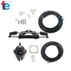 350HP Outboard Hydraulic Steering System Kit Boat Cylinder Helm Pump 26FT Hose New. Price: $486.35.