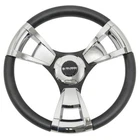 Gussi Italia Model 13 Black/chrome Steering Wheel Club Precedent Golf Cart New. Price: $165.99.