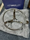 Gemlux 13-1/2" Stainless Steel Steering Wheel W/ Deluxe Knob 152107-1501 New. Price: $275.00.