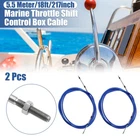 2PCS 18FT 5.5 Meter 217INCH Marine Throttle Shift Remote Control Box Cable New. Price: $50.99.