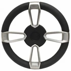 Mastercraft Uflex Steering Wheel Black Stainless Steel 13 3/4" Marine Boat New. Price: $209.95.