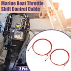 2 Pcs 500CM 16FT 33C/3300 Marine Throttle Shift Cable Red With Fastening Head New. Price: $41.27.
