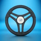 Molinara Marine Steering Wheel Black Brushed Alum Spokes Regal New. Price: $135.29.