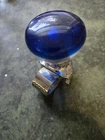 Vintage Blue Top Spinner Knob Steering Wheel Suicide Necker Handle Used. Price: $50.00.