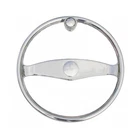 Schmitt Marine 15-1/2" Wheel Stainless W/ Knob 3/4" Taper New. Price: $713.00.