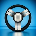 Model M703 Boat Steering Wheel With Brushed Dual Spokes/center Cap New. Price: $124.47.