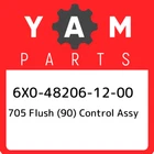 6X0-48206-12-00 Yamaha 705 Flush (90) Control Assy 6X0482061200, New Genuine Oem. Price: $815.26.