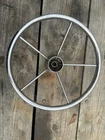 Boat Destroyer Steering Wheel 14252-00-01 15 1/4 Inch Spoke Ss Used. Price: $119.97.
