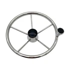Marine City 13-1/2" 5-SPOKE Steering Wheel 304 Stainless Steel With Large Knob New. Price: $79.99.