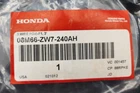 Honda Outboard Instrument 3 Wire Cable 08M66-ZW7-240AH Oem Nos New Sealed. Price: $13.99.