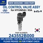 New Genuine Oem Hyundai Kia Oil Control Valve 243552B000. Price: $93.00.