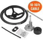 Vevor Boat Rotary Steering System Outboard Kit 10-16FT Cable W/13.5" Wheel New. Price: $135.90.