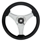 Uflex 65277N Tavolara 13.8" Boat Steering Wheel Pu/silver Spokes X62 Hub Black New. Price: $45.59.