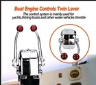 Zinc Alloy Throttle Control Boat Dual Lever Top Mount For Marine Engine New. Price: $200.00.