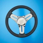 Model 15 Marine Steering Wheel Brush Alum Spokes Blank Chrome New. Price: $59.99.